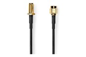 Antennekabel/stik - Nedis CSGL02010BK30 coaxial cable - CSGL02010BK30