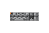 Tastatur - Keychron K5 MAX QMK/VIA Wireless RGB Hot Swap Low Profile Brown - Gray - Gaming Tastatur - Nordisk - Grå - K5M-H3-BO