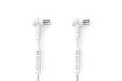 Antennekabel/stik - Nedis Coax Cable | IEC (Coax) Male | IEC (Coax) Female | Nickel Plated - CSGL40120WT100