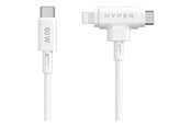 USB kabel - Hyper Juice Lightning cable - Lightning / USB - 1.5 m - HJ4010WHGL