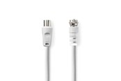 Antennekabel/stik - Nedis CSGL41800WT15 coaxial cable - CSGL41800WT15