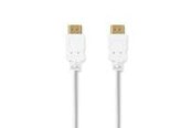 Skærmkabel - Nedis High Speed HDMI Cable with Ethernet | 4K@30Hz | ARC | 10.2 Gbps | 2.00 m | Round | PVC | White - CVGB34000WT20