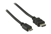 Skærmkabel - Nedis HDMI cable with Ethernet - 2 m - CVGB34500BK20