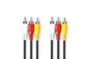 Skærmkabel - Nedis Composite Video Cable | Nickel Plated | 480p | 1.50 m | Round | PVC | Black - CVGL24300BK15