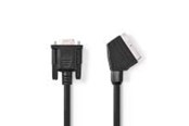 Skærmkabel - Nedis SCART Cable | SCART Male | VGA Female | Nickel Plated - CVGL31550BK20