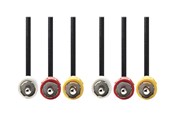 Skærmkabel - Nedis video / audio cable - composite video / audio - 10 m - CVGP24300BK100