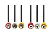 Skærmkabel - Nedis video / audio cable - composite video / audio - 5 m - CVGP24305BK50