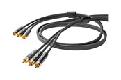 Skærmkabel - Nedis video / audio cable - composite video / audio - CVTB24300GY20