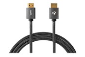 Skærmkabel - Nedis HDMI cable with Ethernet - 1 m - CVTB34000GY10