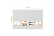 Konference & Præsentation - Nobo Infinity rammeløst magnetisk whiteboard 900x600mm - 1915714