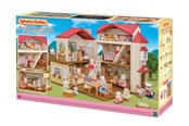 Dukker & Tilbehør - Sylvanian Families Byhus med Lys - med det hemmelige loftsrum - 5708