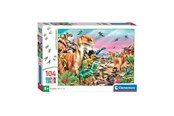 Puslespil - Clementoni Jigsaw Puzzle Super Color Trolls 3 104pcs. Floor - 25768