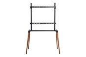 Vægbeslag, AV-Beslag & AV-Møbler - Nedis TVSM7250 stand - quadpod - for LCD TV - black beech - Max 40 kg - recommended for 75" - TVSM7250BK