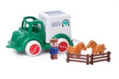 Legetøjsbil - Viking Toys Jumbo Hestetransport - 130007
