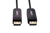 Skærmkabel - Lindy Fibre Optic Hybrid DisplayPort 2.0 Cable - 50m - 38525