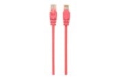 Netværkskabel - Gembird patch cable - 2 m - pink - Pink - 2m - PP12-2M/RO