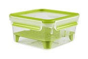 Køkkentilbehør - EMSA CLIP & GO - food storage container - green transparent - 1.3 L - 3110600386