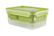 Køkkentilbehør - EMSA CLIP & GO - food storage container - green transparent - 2.2 L - 3110600385