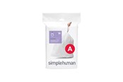 Rengøring - Simplehuman Kode A skræddersyede affaldsposer, pakke med 30, hvid - CW0160