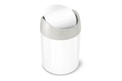 Affaldssortering - Simplehuman 1,5L mini affaldsspand, hvid - CW2079