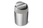 Affaldssortering - Simplehuman 1,5L mini affaldsspand, børstet - CW2084