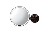 Makeupspejl - Simplehuman fastmonteret vægmonteret sensor spejl, mørk bronze - ST3023