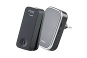 El-apparater - Foss Europe TREND Dørklokke BLUU1 NOVUS, Plug in, Sort - 102063