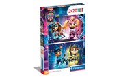 Puslespil - Clementoni Jigsaw Puzzle Super Color PAW Patrol 2x20 pcs. Floor - 24805