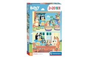 Puslespil - Clementoni Jigsaw Puzzle Super Color Bluey 2x20pcs. Floor - 24807