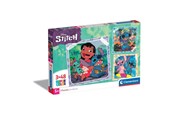 Puslespil - Clementoni Jigsaw Puzzle Super Color Square Disney Stitch 3x48pcs. Floor - 25321