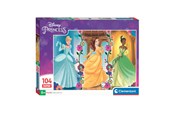 Puslespil - Clementoni Jigsaw Puzzle Super Color Disney Princess 104pcs. Floor - 25772
