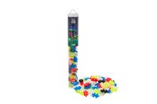 Konstruktionslegetøj - Plus-Plus Glow mix Tube 100 pcs - 4282