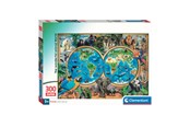 Puslespil - Clementoni Jigsaw Puzzle Super Color The Wonderful Animal World 300pcs. Floor - 21723