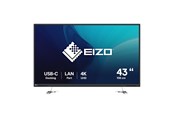Skærm - 42" EIZO EV4340X-BK - 3840x2160 (4K) - 60Hz - IPS - 94W USB-C - EV4340X-BK