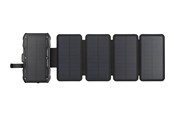 Powerbank - Sandberg Solar 5-Panel Powerbank 10000 Powerbank - Sort - 10000 mAh - 421-05