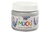 Kreativt Legetøj - Creativ Company Mucki Finger Paint - Silver Metallic 150ml - 34752