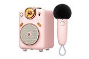 Bærbare & Fest Højtalere - Divoom Fairy-OK Retro Mini Karaoke Speaker - Pink - 6958444603766