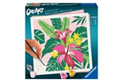 Kreativt Legetøj - Ravensburger CreArt Painting by Numbers - Tropical Plants - 237289