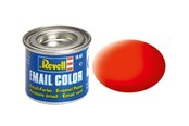 Kreativt Legetøj - Revell Enamel Paint #25 - Neon Orange Matte - 32125