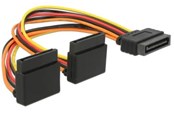 Strømkabel (intern) - DeLOCK - Power Adapter - SATA Power to SATA Power - 15 cm - 60170