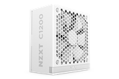 Strømforsyning - NZXT C-Series C1200 (2024) White Strømforsyning - 1200 Watt - 135 mm - ATX 3.1 - 80 Plus Gold certified - PA-2G2BW-EU