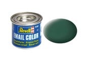 Kreativt Legetøj - Revell Enamel Paint #39 - Dark Green Matte - 32139