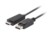Skærmkabel - Lanberg adapter cable - DisplayPort / HDMI - 1.8 m - CA-DPHD-11CC-0018-BK