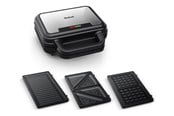 Andre køkkenapparater - Tefal Ultra Compact SW383D10 - sandwich maker / waffle maker / panini - stainless steel - SW383D10
