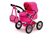 Dukke, bamse og udstyr - Bayer Design Doll's Pram Trendy - Pink - 13029AA