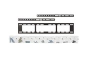 Vægbeslag, AV-Beslag & AV-Møbler - Nedis TVWM1051BK mounting kit - fixed - for TV - black - Max 35 kg - recommended for 70" - TVWM1051BK