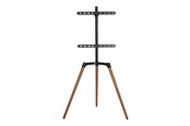 Vægbeslag, AV-Beslag & AV-Møbler - Nedis TVSM7060BK stand - tripod - for LCD TV - black beech - Max 35 kg - recommended for 65" - TVSM7060BK