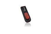 USB Stick - A-Data Classic Series C008 Capless - Sort - 64GB - USB Stick - AC008-64G-RKD