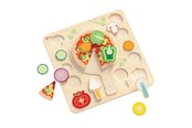 Babylegetøj - Classic World Wooden Shape Puzzle Pizza 22 pcs. - 40066