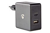 Mobil - Adaptere & Opladere - Nedis power adapter - USB 24 pin USB-C - 45 Watt - WCPD45W100BK